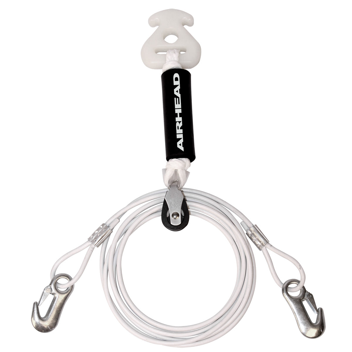 AIRHEAD Self Centering Tow Harness, Black/White, 14' Cable