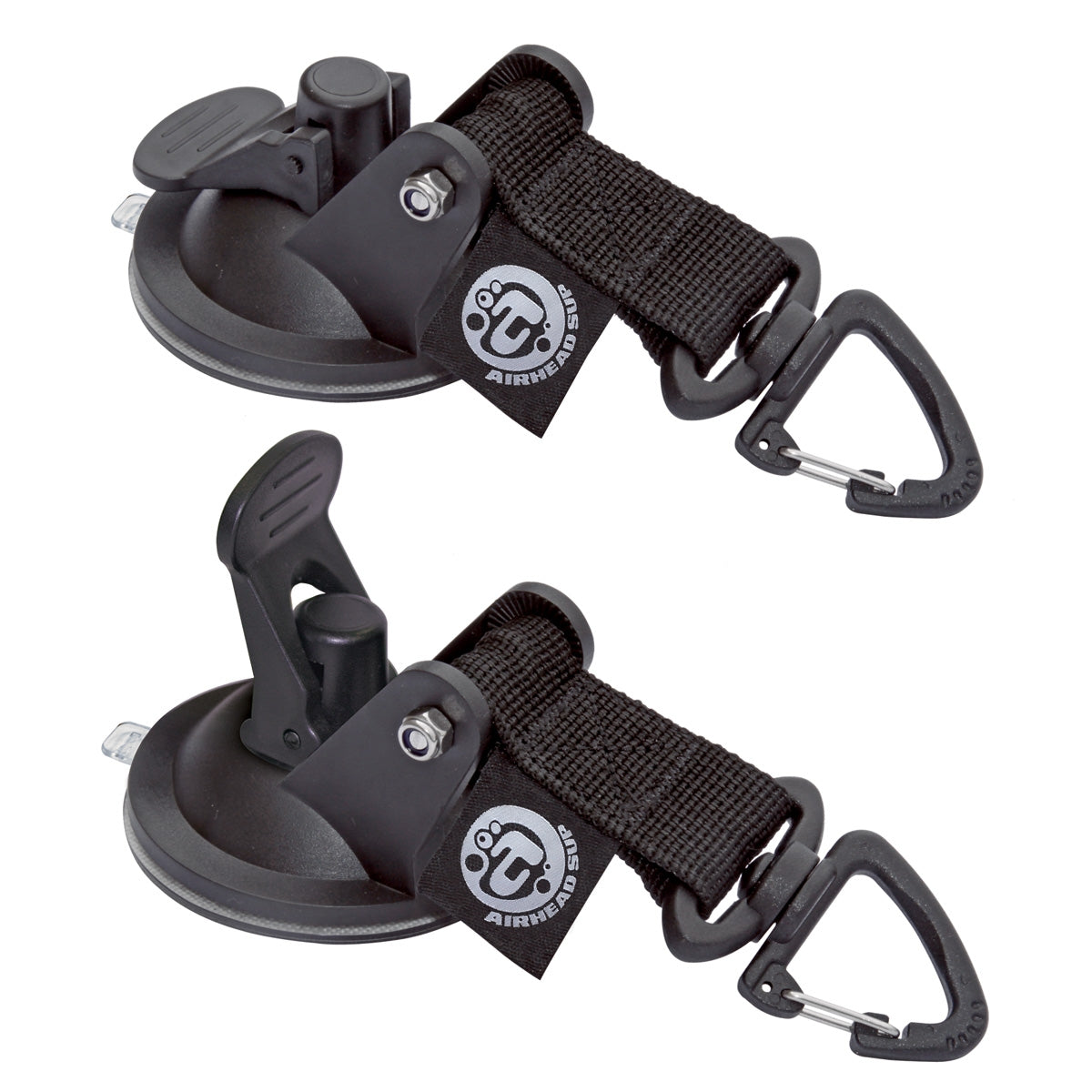 Airhead SUP Suction Cup Tie Downs (2 Pack) | Heavy Duty Straps For Boats, SUPs, Cars