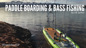 Sand Hollow Paddle Boarding & Bass Fishing