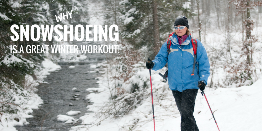 Great Winter Exercise Snowshoeing Airhead