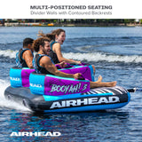 AIRHEAD Bandwagon, 1-4 Rider Towable Tube For Boating