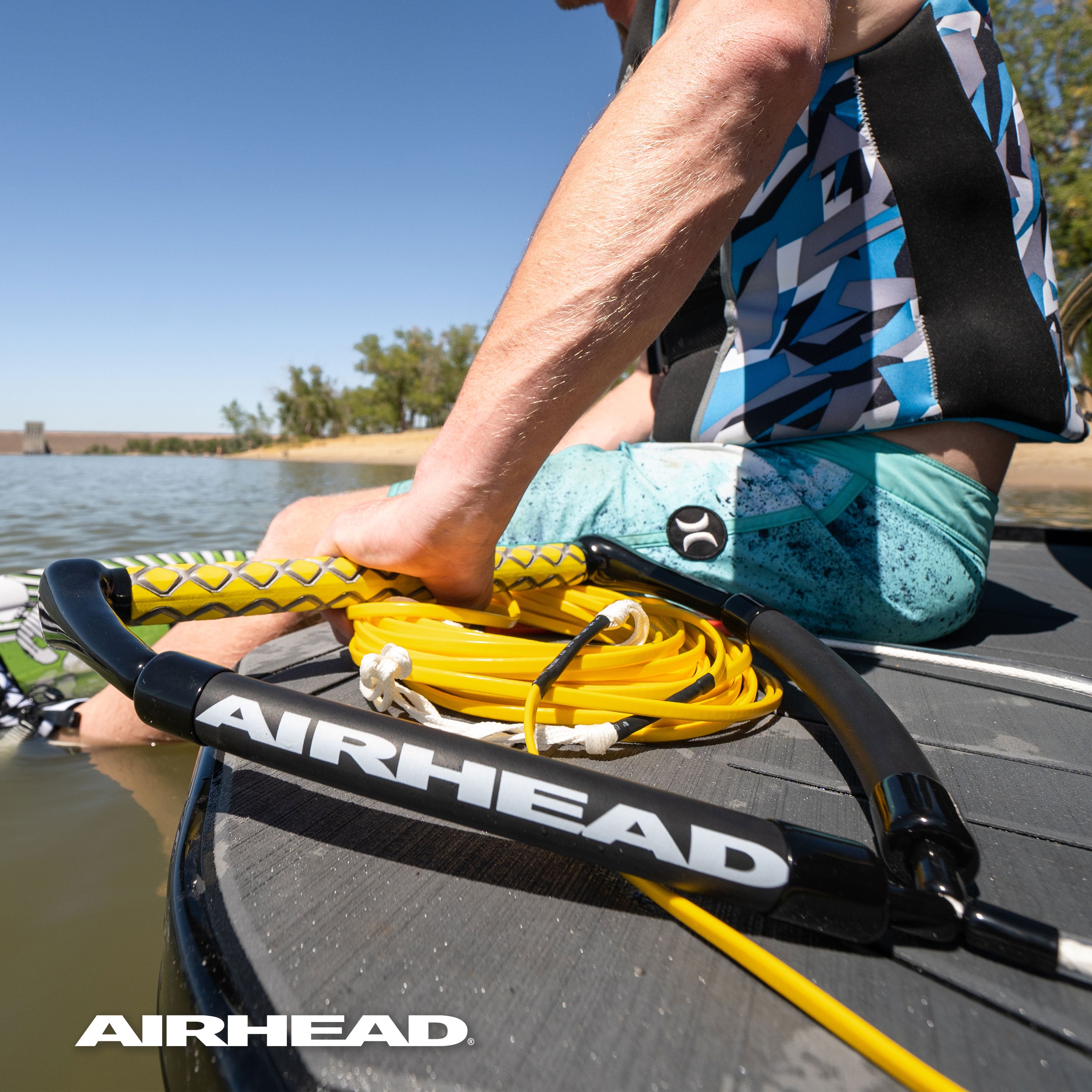 Airhead AHWR-1, 2AHS-1100 or 1200 Wakeboard Rope Multi Colored Airhead AHWR-1, 2AHS-1100 or 1200 Wakeboard Rope Multi Colored