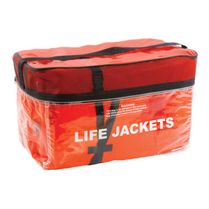 Airhead-4 Adult Type II Keyhole Life Jacket Vest Orange With Storage Bag-