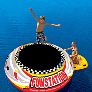 Airhead-Funstation Bouncer Trampoline - 10 ft.-
