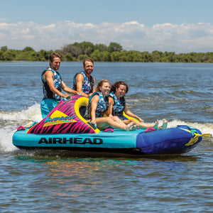 Airhead-Bandwagon | 1-4 Rider Towable Tube for Boating-