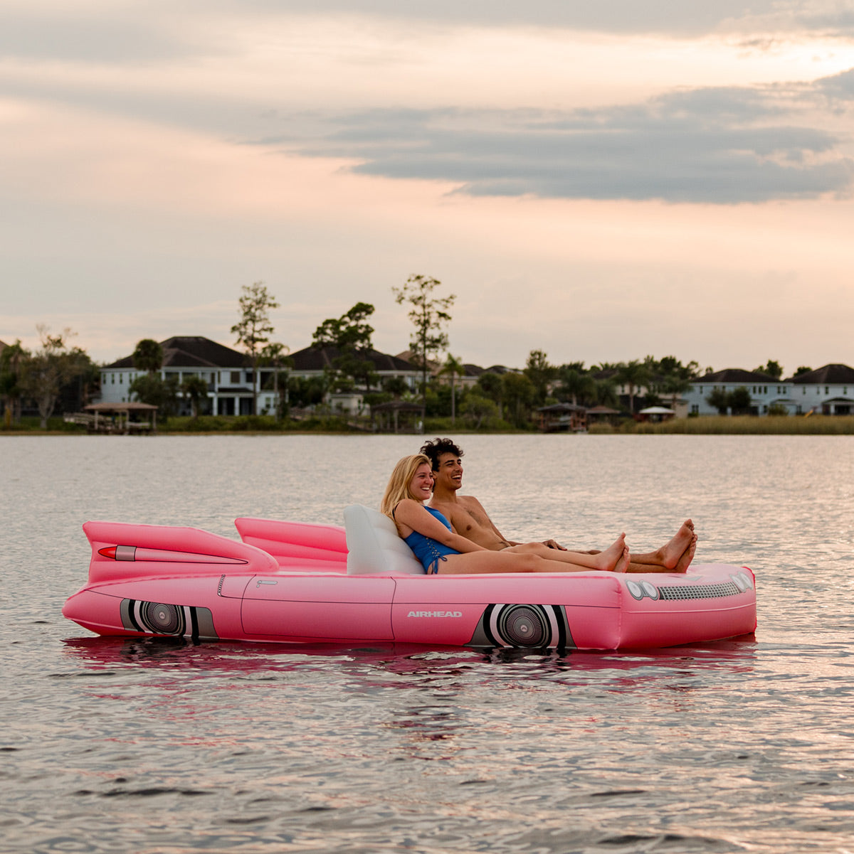 Classic Cruiser Pink Inflatable Car Float | Airhead