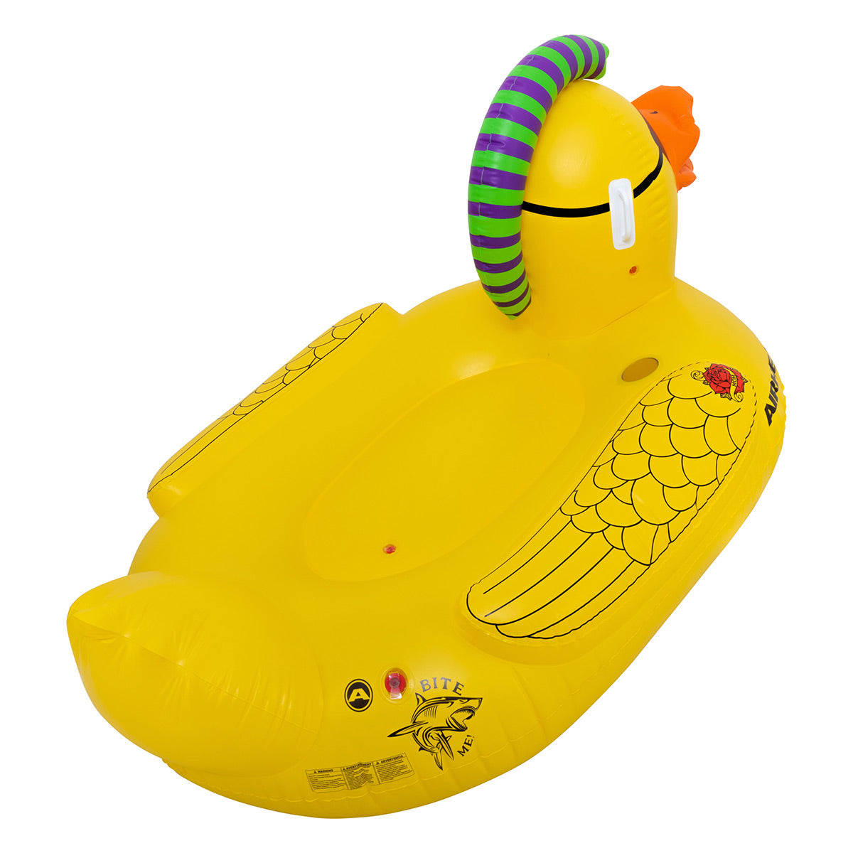 Inflatable Plastic Punk Duck Pool Float | Airhead