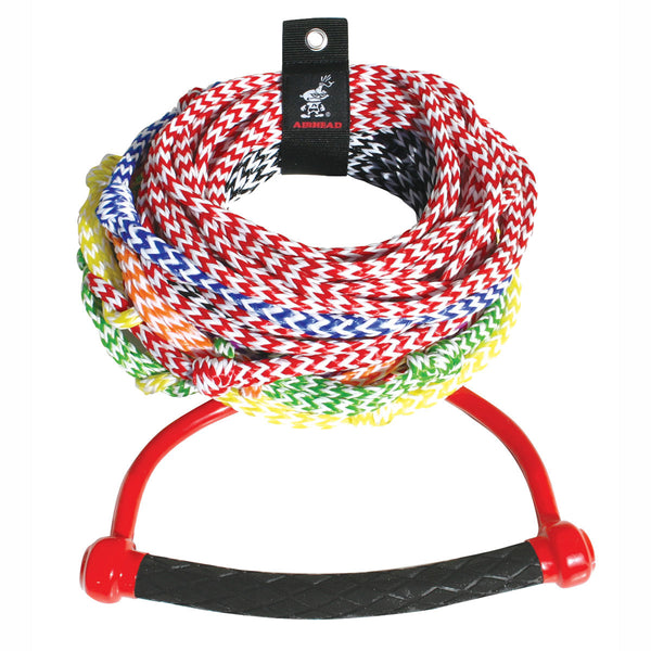 Airhead-8 Section Water Ski Tow Rope - 75 ft.-