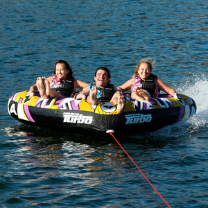 Airhead-Turbo Blast 3 | 2-3 Rider Towable Tube for Boating-