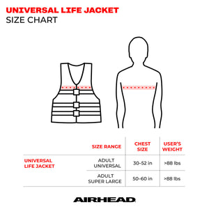 Airhead-Base Paddle Life Jacket Vest | Youth-Adult-