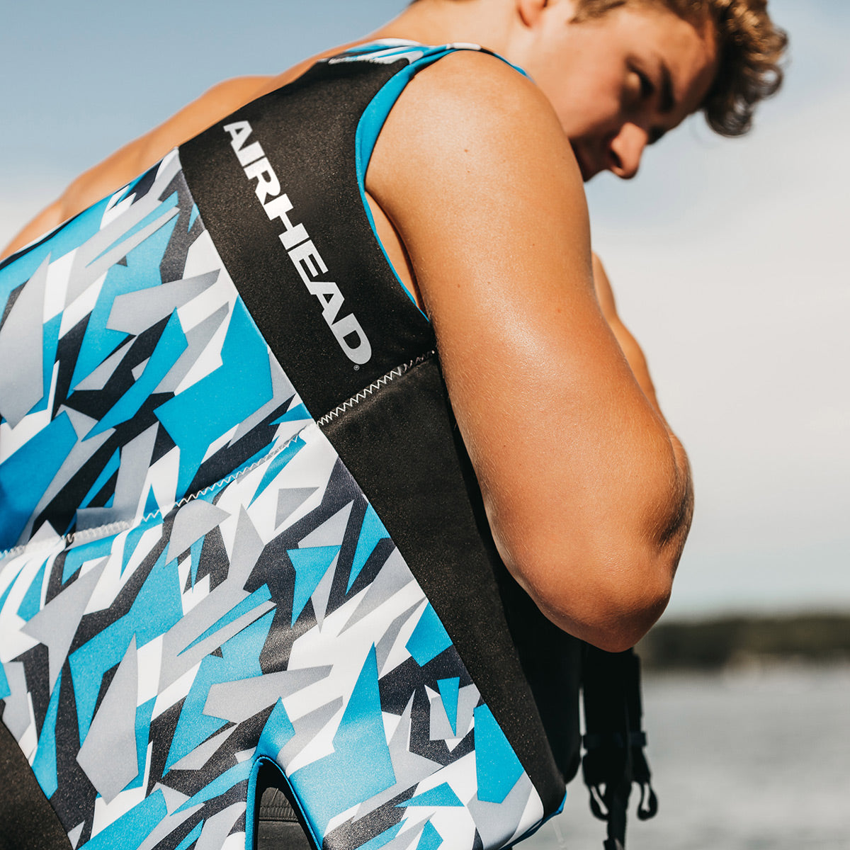 thumbnail image 2 of Airhead Santa Monica Life Vest Multiple Sizes Swim Vests For Adults Youth Kwik Dry Neolite Faic Uscg Apved P 96632719 2 of 14