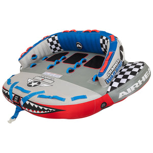 Airhead-Chariot Warbird 3 | 1-3 Rider Towable Tube for Boating-