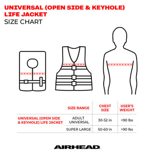Airhead-Sportsman Life Jacket Vest | Youth-Adult-